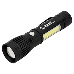 Channel Led/Cob Rechargeable Flashlight