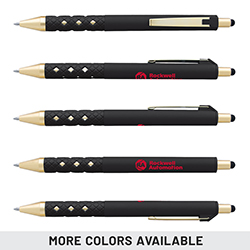 GOLD RETRACTABLE STYLUS RABS PEN