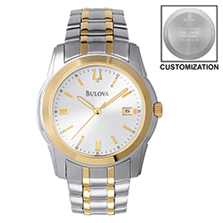 BULOVA MEN'S TWO-TONE BRACELET WATCH
