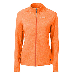 CUTTER & BUCK WOMEN'S ADAPT HEATHER RECYLCED FULL