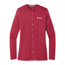 WOMEN'S STRETCH BUTTON-FRONT CARDIGAN