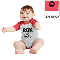 RABBIT SKINS INFANT BASEBALL BODYSUIT